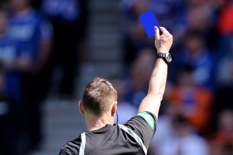 Football set to introduce blue card as sin-bin trials for dissent and cynical fouls