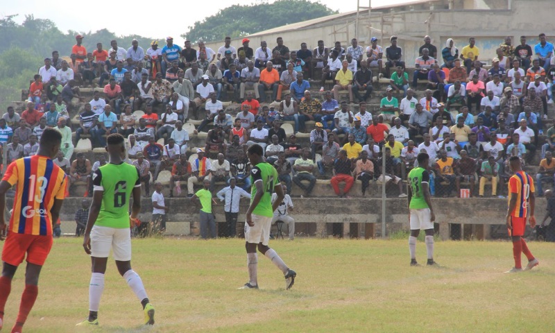 February 2019 Friendly between Hasaacas and Hearts of Oak at Gyandu Park, Sekondi