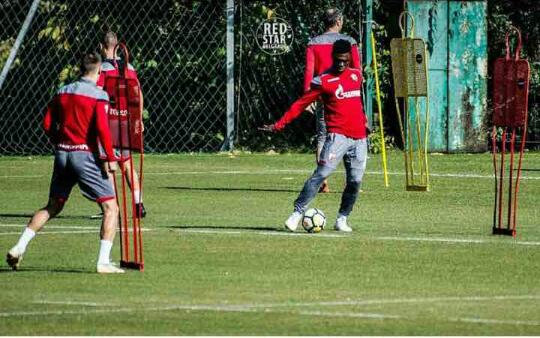 Rashid Sumaila in training 