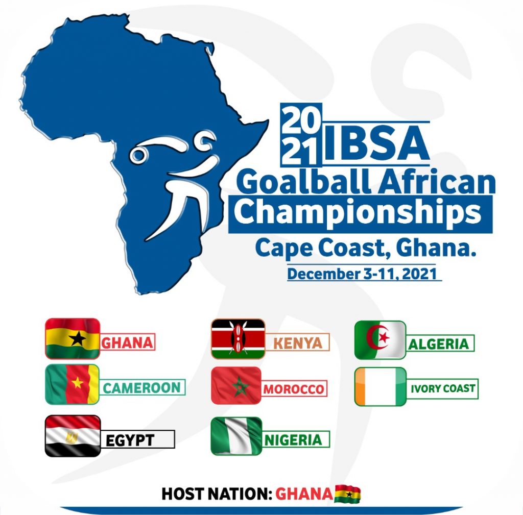 Ghana is set to host the rest of Africa in 2021 IBSA Goalball African ...