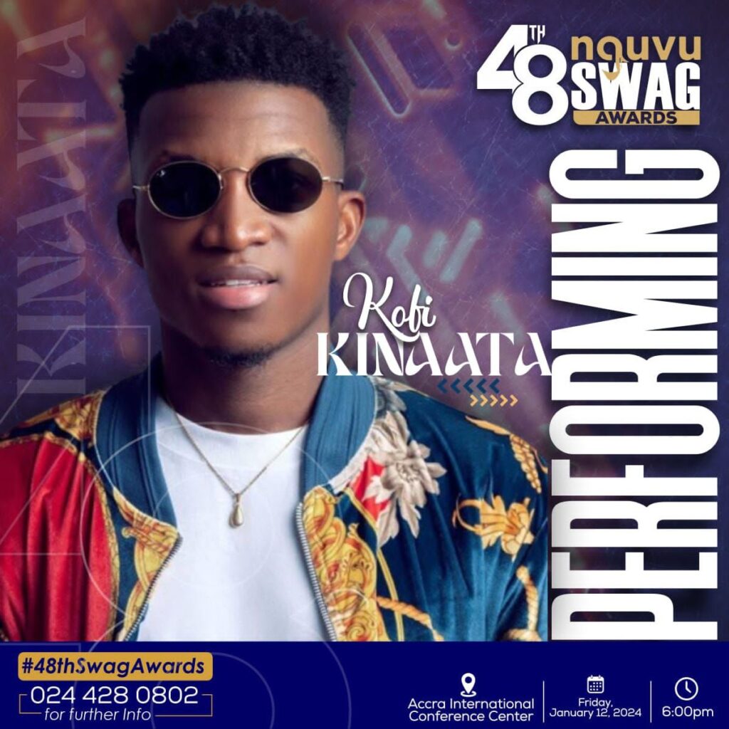 Kofi Kinaata to perform at 48th Nguvu SWAG Awards