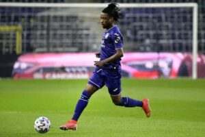 Majeed Ashimeru cameos for Anderlecht in their 2-0 home win over Cercle Brugge