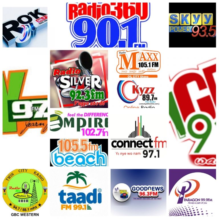 W/R: Check the list of radio stations in Sekondi-Takoradi